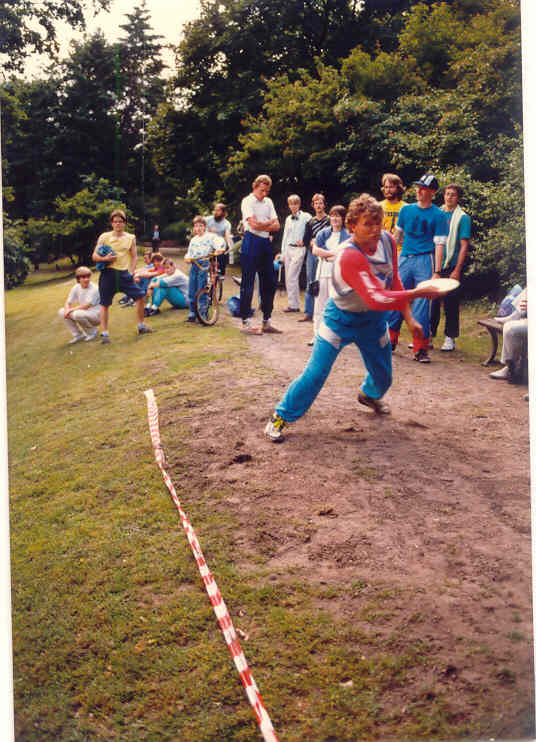 Berlin Open 1987: Hartl beim Abwurf
